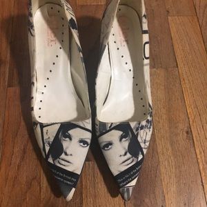 Vintage kitten heels size 10